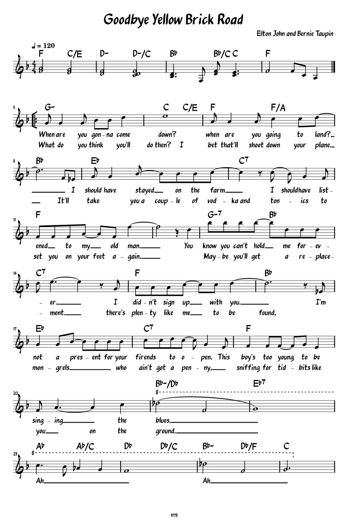 Sheet Music